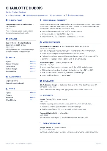 Modern Two-Column template